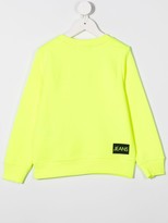 Thumbnail for your product : Calvin Klein Kids Logo-Print Neon Sweatshirt