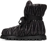 Thumbnail for your product : Miu Miu Black Nylon Matelassé Boots