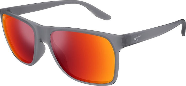 Maui Jim Hawaii Lava Pailolo Rectangle Sunglasses 59mm