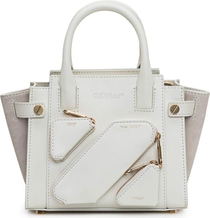Off-White Off- Jitney Off- Tote Bag in Women's - ShopStyle