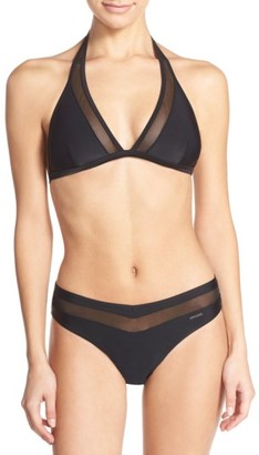 Ted Baker Women's Mesh Detail Halter Bikini Top