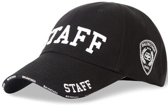 Balenciaga Staff embroidered baseball cap