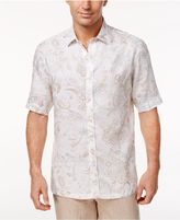 Thumbnail for your product : Tasso Elba Men's Linen Paisley Shirt, Created for Macy's