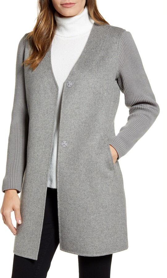 kenneth cole double face coat