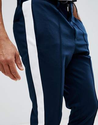 Selected Tapered Pants With Stripe