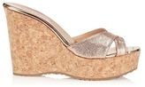 Thumbnail for your product : Jimmy Choo Perfume  Glitter Wedge Sandals