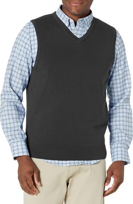 Cutter & Buck Men's Machine Washable Lakemont V-Neck Sweater Vest