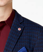 Thumbnail for your product : Ben Sherman Men's Slim-Fit Blue/Purple Diamond Pattern Sport Coat