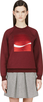 Thumbnail for your product : Marc Jacobs Burgundy Sequin Patch Cashmere Blend Sweater