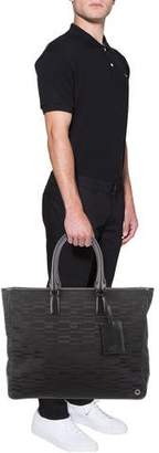 Montblanc Leather-Trimmed Woven Tote