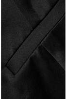 Thumbnail for your product : Nili Lotan Paris Cropped Silk-charmeuse Pants - Black