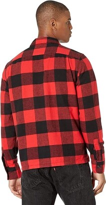 L.L. Bean Signature 1933 Chamois Cloth Trapper Shirt Regular (Red Buffalo)  Men's Clothing - ShopStyle