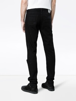 Givenchy distressed slim fit jeans