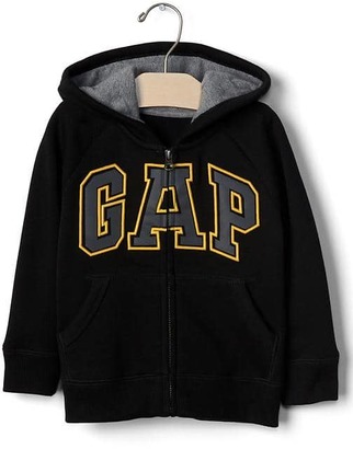 Gap Logo raglan zip hoodie