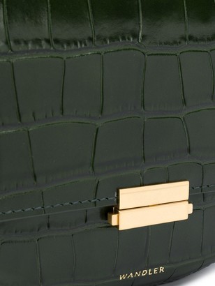 Wandler Anna crocodile-effect belt bag