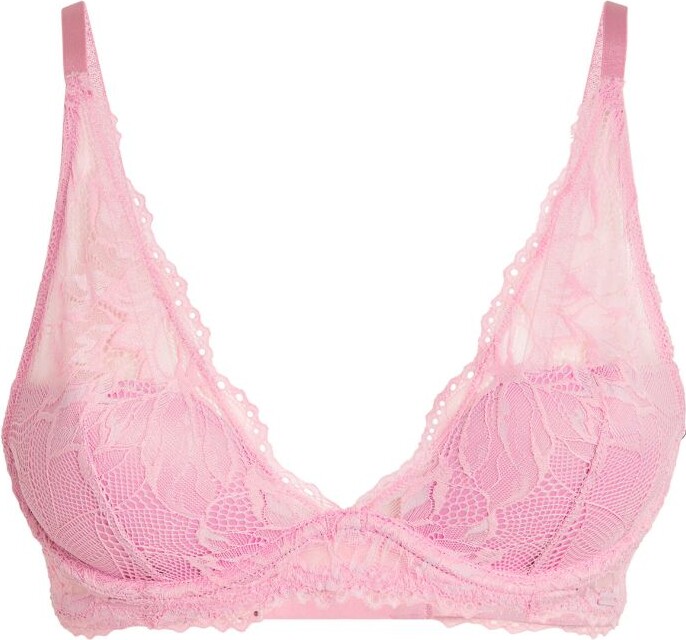 Calvin Klein Underwear FLIRTY PLUNGE - Push-up bra - nymphs thigh/light  pink 