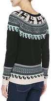 Thumbnail for your product : Autumn Cashmere Folkloric Intarsia Cashmere Sweater