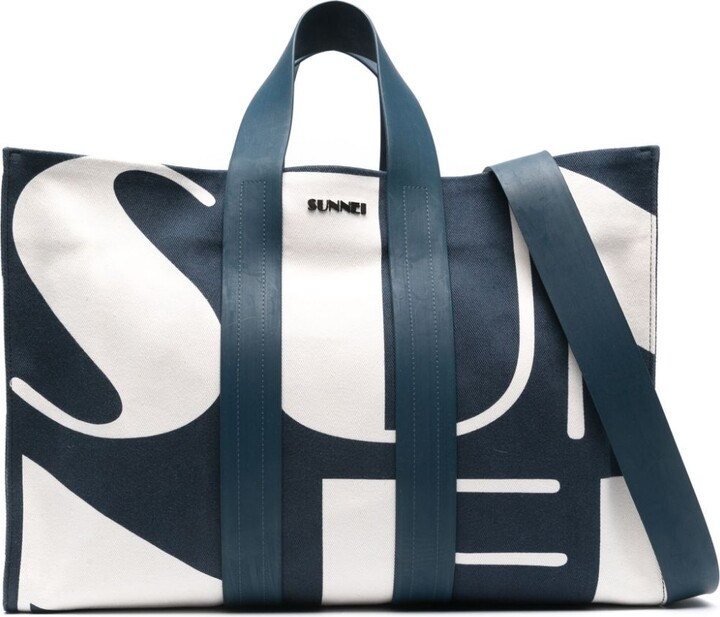 Sunnei Parallelepipedo padded tote bag - ShopStyle