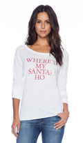 Thumbnail for your product : Feel The Piece x Tyler Jacobs Where's My Santa Ho Long Sleeve Top