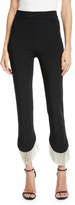 Thumbnail for your product : Alexis Ashley Asymmetrical Fringe Skinny Pants