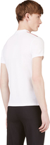 Thumbnail for your product : Moncler White Tri-Color Trim Classic Polo
