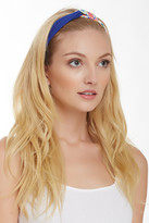 Thumbnail for your product : Cara Accessories Floral Solid Looped Narrow Turban Headband