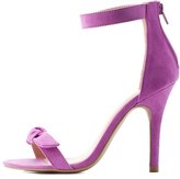Thumbnail for your product : Charlotte Russe Knotted Two-Piece Dress Sandals