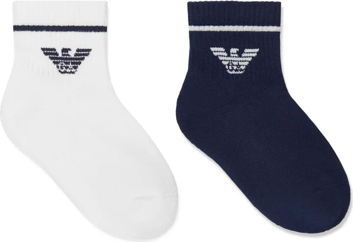 Logo-Intarsia Socks (Pack Of Two)