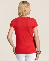 Thumbnail for your product : Chico's Contrast Medallion Top