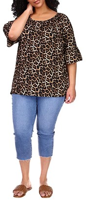 plus size peasant tops cheap