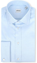 Thumbnail for your product : Armani Collezioni Twill modern-fit double-cuff shirt - for Men