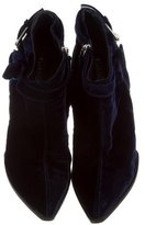 Thumbnail for your product : Thakoon Velvet Pointed-Toe Ankle Boots