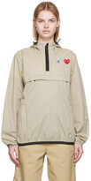 Thumbnail for your product : Comme des Garçons PLAY Beige K-Way Edition Nylon Jacket