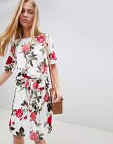 Thumbnail for your product : B.young Floral Waist Detail Dress