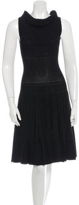 Alaia Textured Fit & Flare Dress