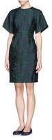 Thumbnail for your product : Nobrand Cliona rose brocade dress