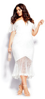 Thumbnail for your product : City Chic Lace Violet Dress - ivory