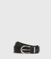 Thumbnail for your product : AllSaints Evelyn Leather Belt