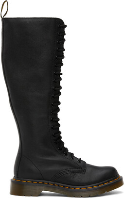 Dr. Martens Black Virginia Knee-High Boots