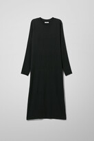 Thumbnail for your product : Weekday Waverly Pleated Dress - Black