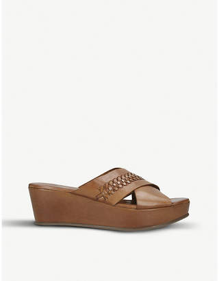 Nine West Rival leather sandals