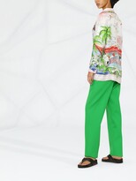 Thumbnail for your product : Casablanca Graphic-Print Long-Sleeve Shirt