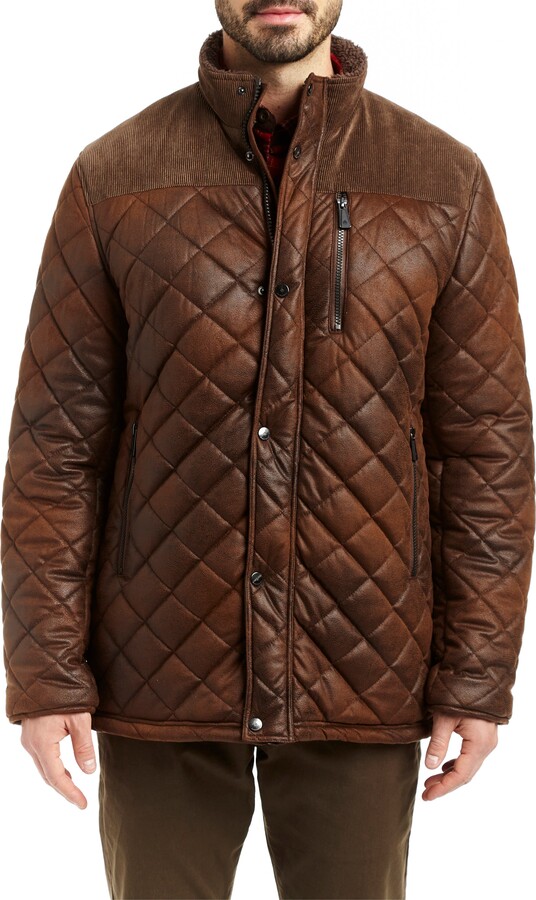 Rainforest Quilted Faux Shearling Lined Jacket ShopStyle