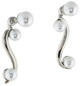 Thumbnail for your product : Oscar de la Renta Sea Swirl Drop Earrings