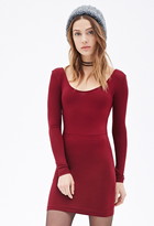 Thumbnail for your product : Forever 21 Scoop Back Sheath Dress