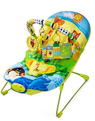 KinderKraft Baby Bouncer Infant Seat Baby Swing Chair, Animals