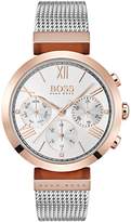 Hugo Boss Hugo Boss Sport Classic Stainless Steel and Carnation Gold Plated Ladies Watch