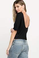Thumbnail for your product : RVCA Junior's Haylow Scoop Back Basic Tee
