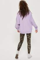 Thumbnail for your product : Topshop Side Striped Camouflage Joggers