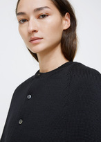 Thumbnail for your product : Comme des Garcons Black Knit Poncho Cardigan